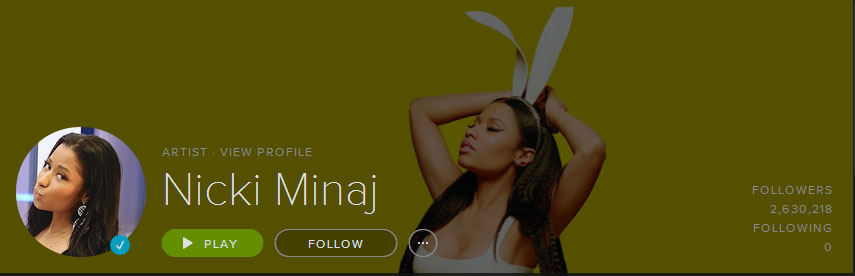 nickiminajspotify