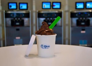 Self Serve machines in the back