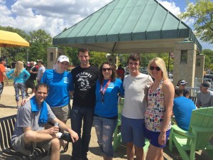 Van 1 at the Wharf after finishing the relay