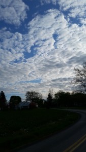 Clouds are exciting.