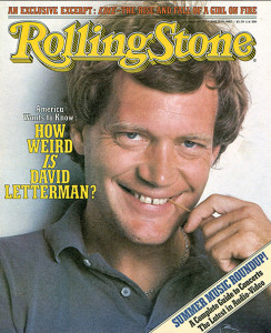 Dave Letterman on Rolling Stone Cover 1982