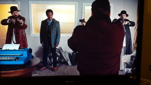 I bit of a showdown.